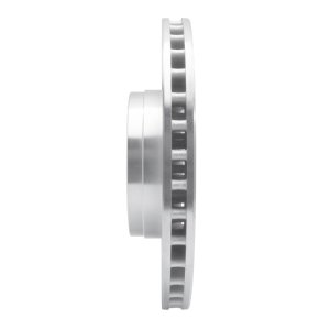 Tesla Model X Brake Rotor (1) - Front Right - R1 Concepts - Drilled & Slotted - Silver - `12-`21